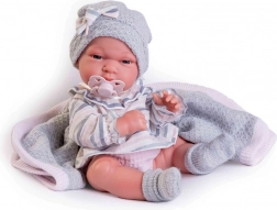 Realistische babypop met volledig vinyllichaam 33 cm ANTONIO JUAN