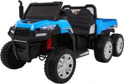 elektrische kinderauto farmer truck 4x4 met kiepbak, voor 2 kinderen, blauw