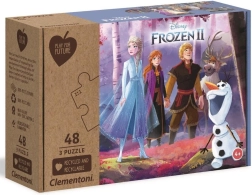 Kinderpuzzel Frozen 2 - 3x48 stukjes