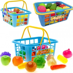 Kunststoffen boodschappenmand met fruit en groenten CASDON 21 cm