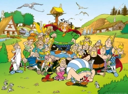 Ravensburger puzzel Asterix en Obelix – dorp 500 stukjes