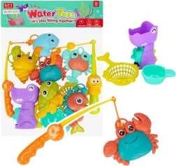 Visspel met zeedieren voor kinderen