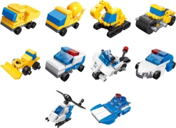 Qman Bouwset Politie Ingenieursteam 3-in-1