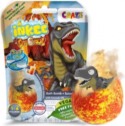 Bruisende badbom met verrassing Dinorex voor kinderen
