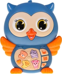 Interactieve blauwe uil