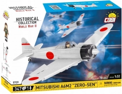 Bouwset vliegtuig MITSUBISHI A6M2 ZERO-SEN