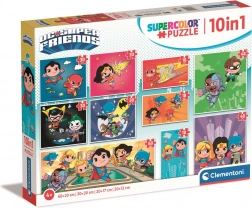 Puzzel DC Super Friends 10-in-1 CLEMENTONI
