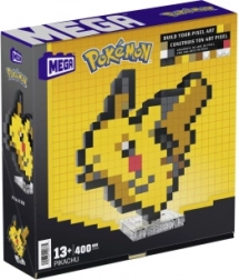 MEGA Pokémon Pikachu pixel art – 3D-figuur bouwset