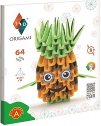 Leuke Origami 3D-set – Ananas voor kinderen