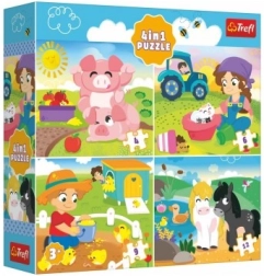 Puzzel Dieren op de Boerderij