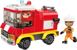 Bouwset brandweerwatertankwagen QMAN MINE CITY