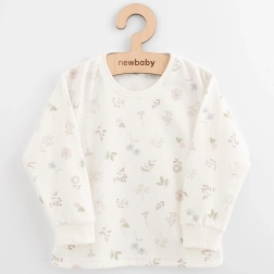 Kinderkatoenen T-shirt met lange mouwen New Baby Kindergarten bloemetjes 116 (5–6 jaar)