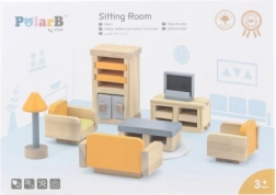 Houten meubeltjes voor poppenhuis PolarB van Viga