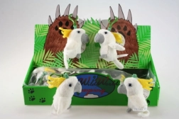 Pluche sleutelhanger kaketoe