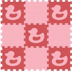 Schuimrubberen vloerpuzzel Eendjes