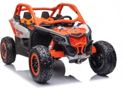 Elektrische kinderbuggy Can-Am RS Oranje 4x4