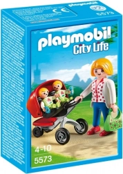 Playmobil City Life dubbele kinderwagen – bouwset