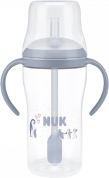 Babyfles NUK Perfect Match met siliconen rietje PENGUIN 260 ml