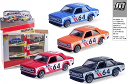 Metalen raceauto 10 cm