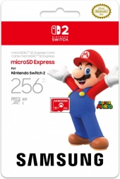 microsd-kaart express 256 gb samsung pro nintendo switch 2