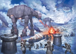 Puzzel Star Wars: Slag om de planeet Hoth 1000 stukjes