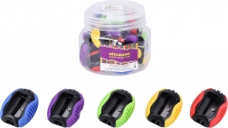 Enkelgats puntenslijper 3,3 × 2 × 4 cm, mix van kleuren