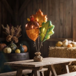 Set folieballonnen met herfstmotief, 3 stuks