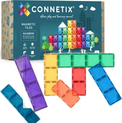 Magnetische bouwset CONNETIX Rainbow Rectangle Pack – 18 delen