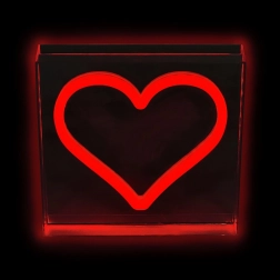 led neon lampje hart rood 2kids toys