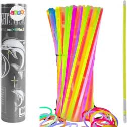 Fluorescerende armbanden 100 stuks - veel kleuren, lichtgevend in het donker