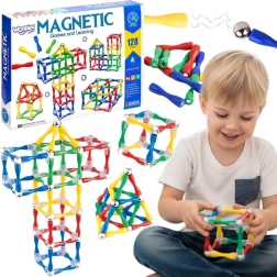 Woopie magnetische bouwset 3D XXL 128 onderdelen