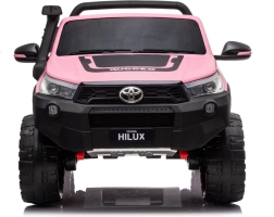 Elektrische kinderauto Toyota Hilux voor 2 personen met afstandsbediening – Roze