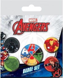 Set Avengers-badges