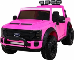 Elektrische kinderauto Ford Super Duty pick-up – Roze