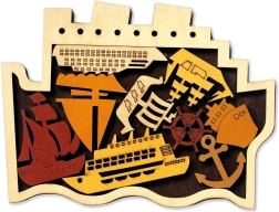 Houten puzzel The Harbour van RECENT TOYS