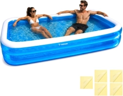 Opblaasbaar kinder- en familiebad Trizand 262 × 175 × 50 cm