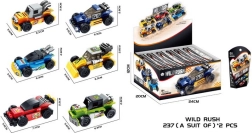 Bouwset raceauto 6,3 cm
