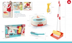 Interactieve schoonmaakset met robotstofzuiger voor kinderen