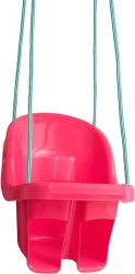 Kinder hangschommel Tega roze met hoge rugleuning