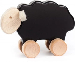 Houten trekschaap zwart BAJO