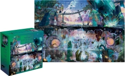 Puzzel Metallic Fantasy: mysterieuze stad 500 stukjes