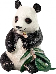 Verzamelfigurine van een reuzenpanda met bamboe