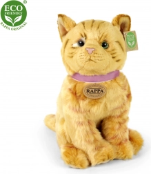 Rappa Pluchen kat bruin 25 cm ecologisch