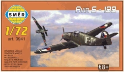Plastic modelvliegtuig AVIA S-199 1:72