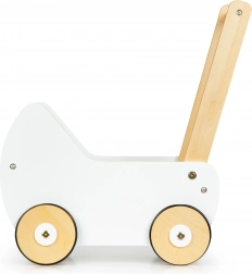 Houten poppenwagen ECOTOYS