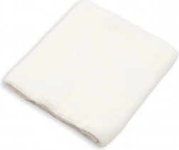 mousseline deken new baby wit 60 × 60 cm