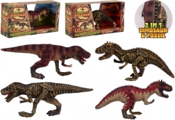 Grote dubbelzijdige dinosaurus Animal World 30 cm