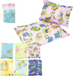 Set voor een poppenbedje of wieg