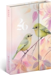 Wekelijkse magnetische agenda Vogels 2026