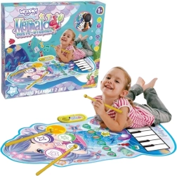 muziekmat 2-in-1 met zeemeerminmotief woopie